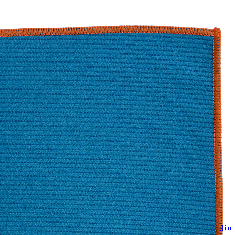 Custom Stripe Adults Personalized Microfiber Travel Towel Logo Beach Towel With Bag