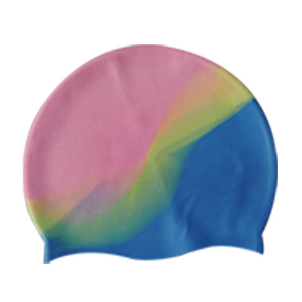 Different Colors Optional Waterproof Durable Environmentally Friendly Silicone Swimming Head Cap