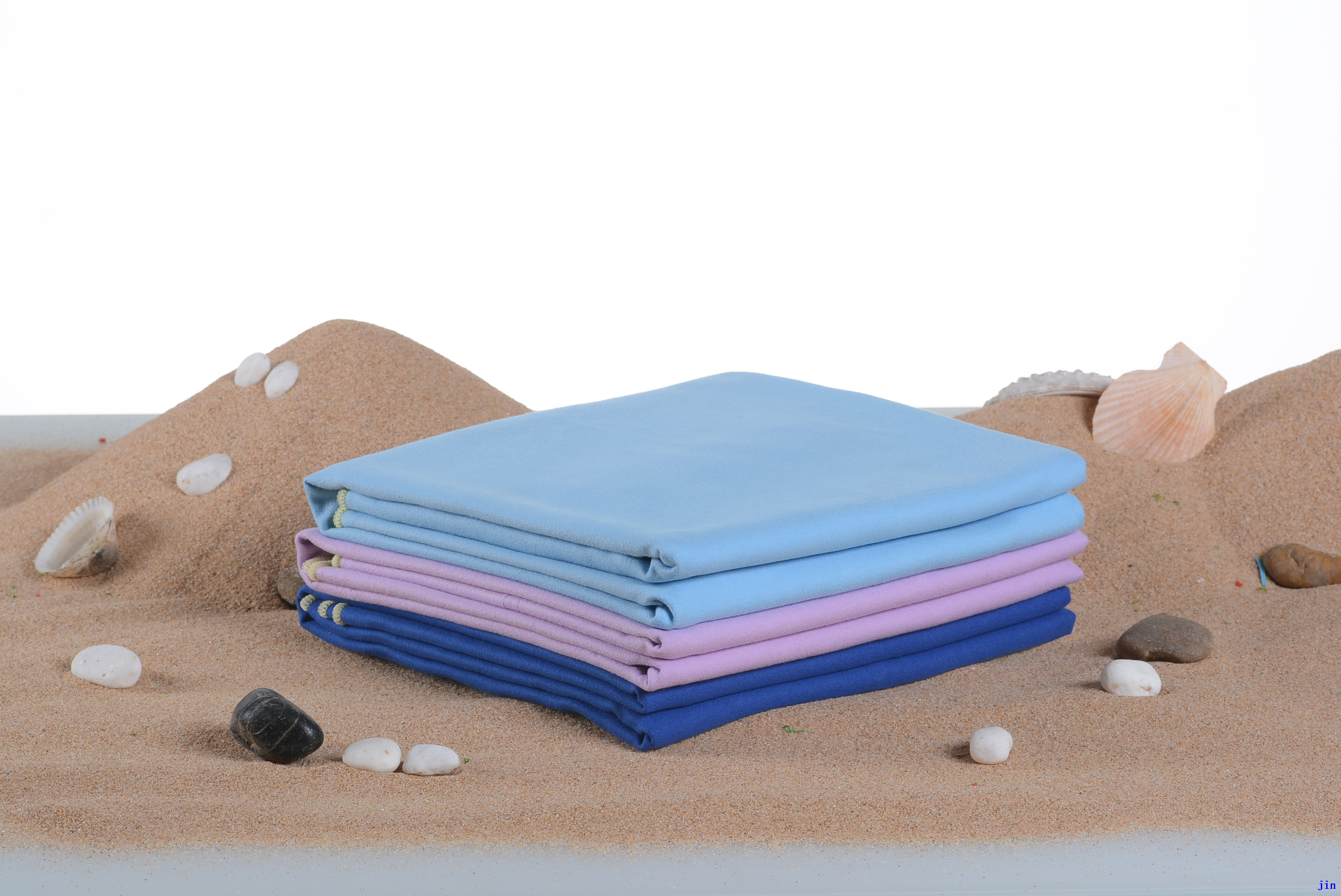 Customized Color Microfiber Recycled Solid Colors Beach Towels