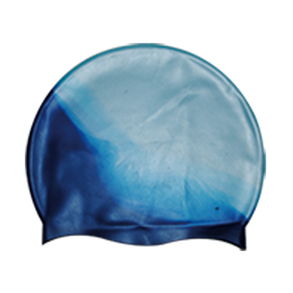Multi And Solid Color Swim Caps Silicone Extra Large Size Waterproof Colorful Durable