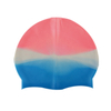 Multi And Solid Color Swim Caps Silicone Extra Large Size Waterproof Colorful Durable
