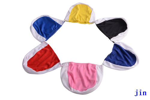 wholesale adult size 100% polyester swimming cap 