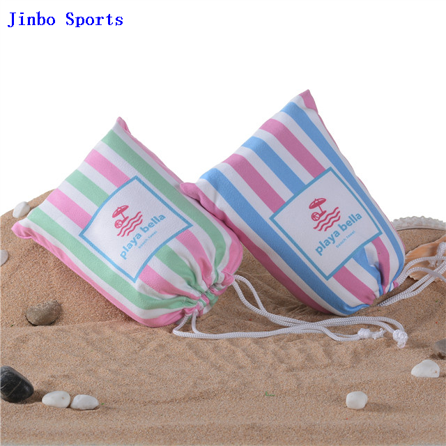 Microfiber Fabric Beach Towel Wholesale Super Absorbent Quick Drying Recycled Material