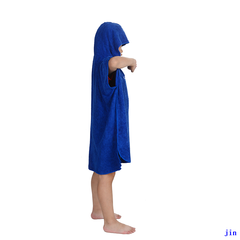 Custom-surf-Microfiber-Hooded-Poncho-Beach-Towels for Kids